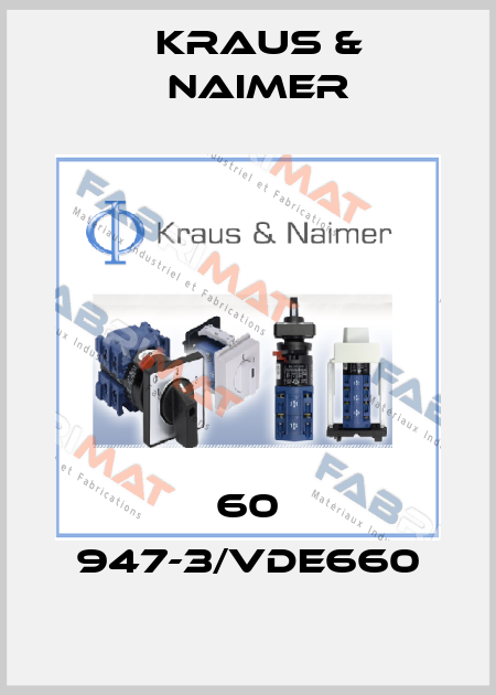 60 947-3/VDE660 Kraus & Naimer