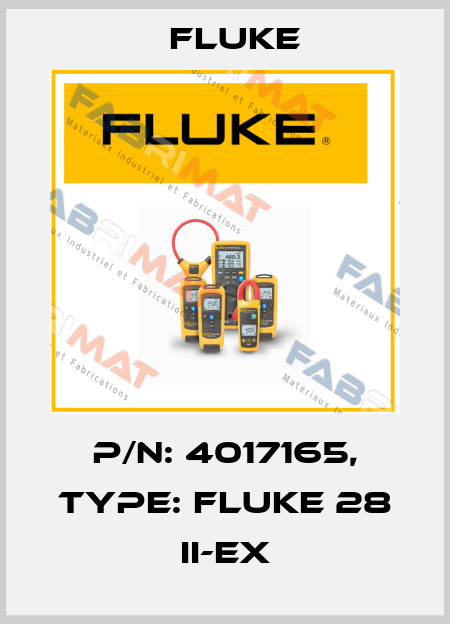 p/n: 4017165, type: Fluke 28 II-EX Fluke