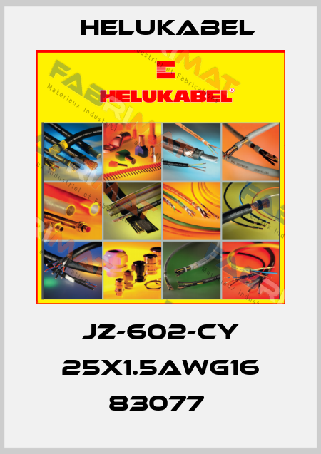 JZ-602-CY 25x1.5AWG16 83077  Helukabel