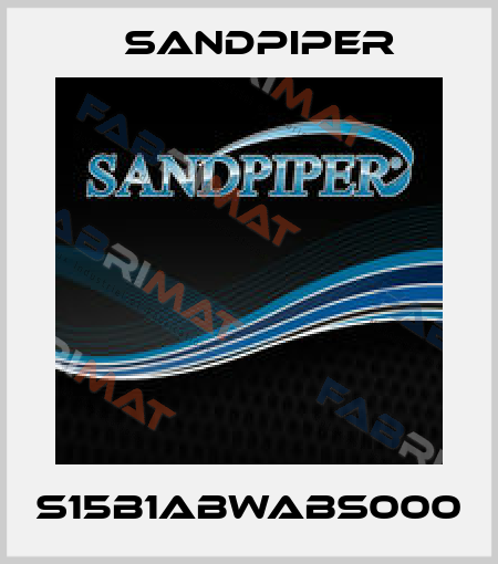S15B1ABWABS000 Sandpiper