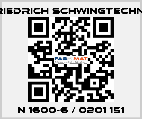 N 1600-6 / 0201 151 Friedrich Schwingtechnik