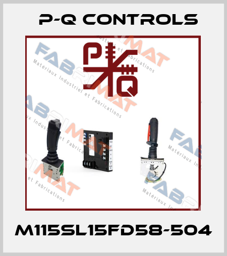 M115SL15FD58-504 P-Q Controls