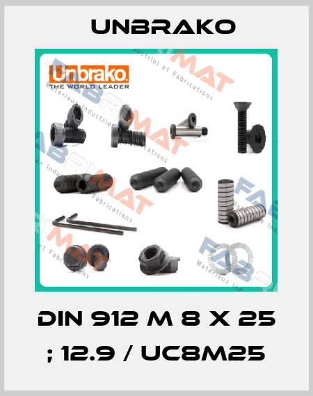 DIN 912 M 8 x 25 ; 12.9 / UC8M25 Unbrako