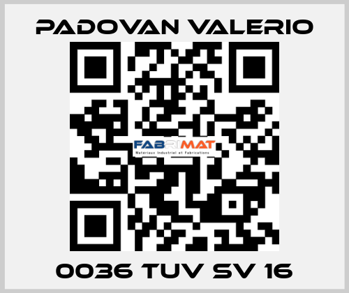 0036 TUV SV 16 PADOVAN VALERIO