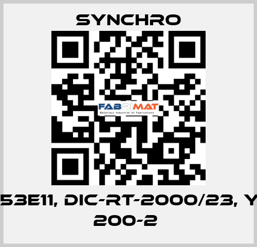 TS453E11, DIC-RT-2000/23, YDFT 200-2  SYNCHRO