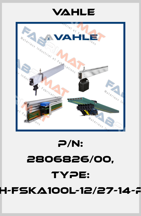 P/n: 2806826/00, Type: AH-FSKA100L-12/27-14-PC Vahle