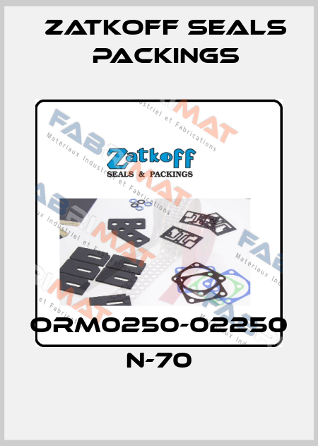 ORM0250-02250 N-70 Zatkoff Seals Packings