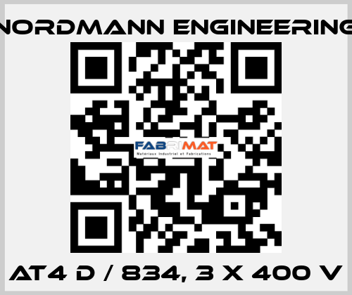 AT4 D / 834, 3 x 400 V NORDMANN ENGINEERING