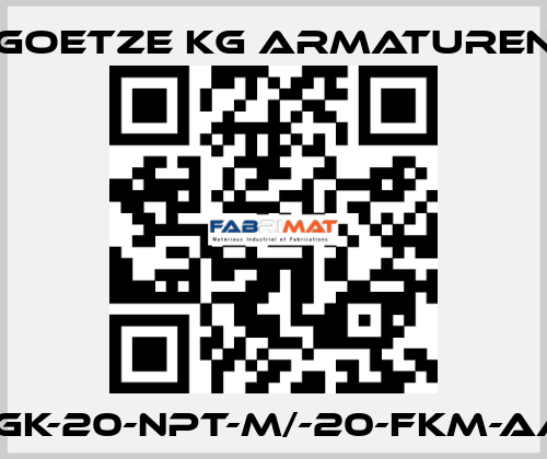 810SGK-20-NPT-M/-20-FKM-AA3-16 Goetze KG Armaturen