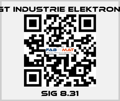 SIG 8.31 EGT Industrie elektronik