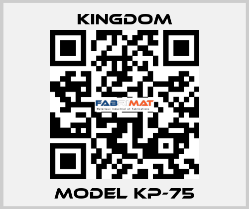 Model KP-75 Kingdom