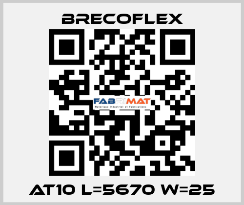 At10 L=5670 W=25 Brecoflex