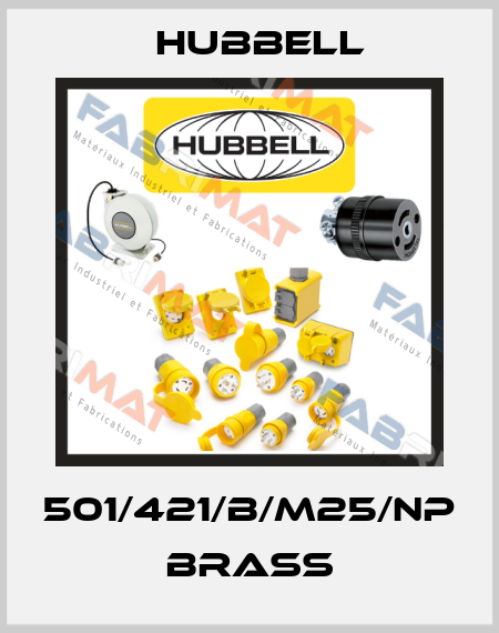 501/421/B/M25/NP BRASS Hubbell