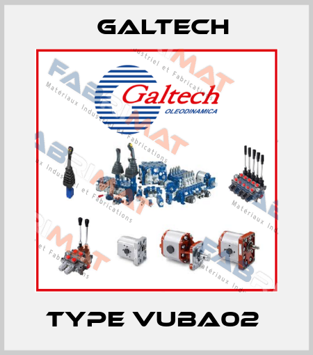 TYPE VUBA02  Galtech