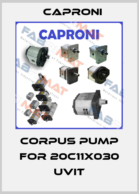 corpus pump for 20C11X030 UVIT Caproni