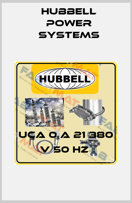UCA 0 A 21 380 V 50 HZ  Hubbell Power Systems
