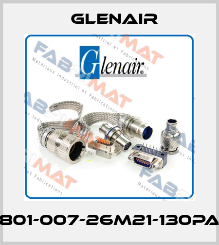 801-007-26M21-130PA Glenair