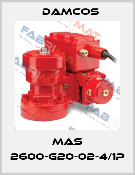 MAS 2600-G20-02-4/1P Damcos