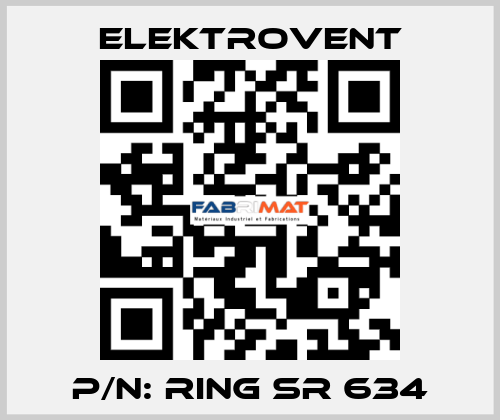 P/N: RING SR 634 ELEKTROVENT