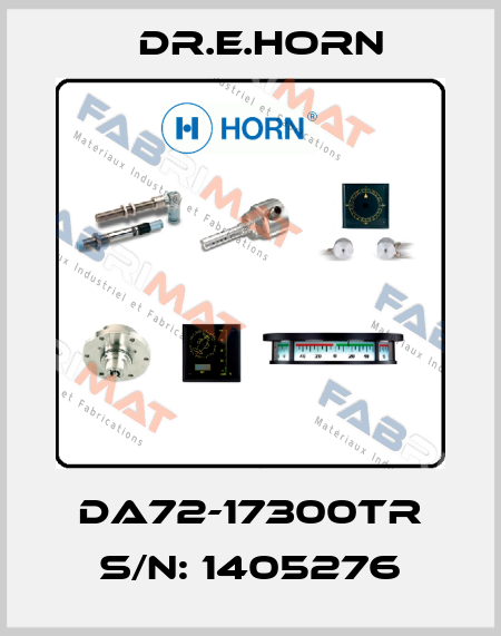 DA72-17300TR S/N: 1405276 Dr.E.Horn