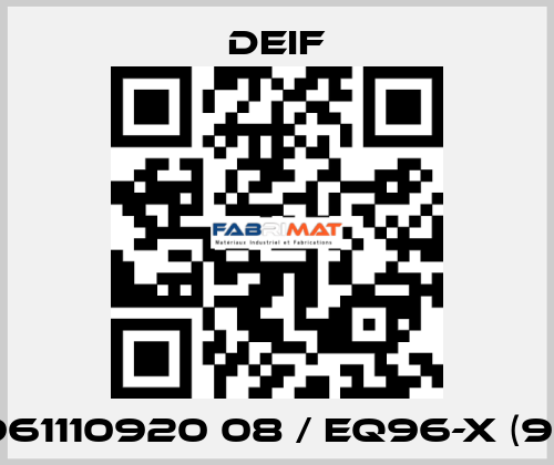 2961110920 08 / EQ96-x (90°) Deif