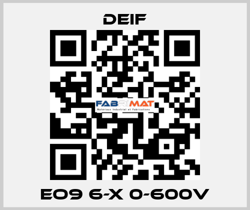 Eo9 6-x 0-600V Deif