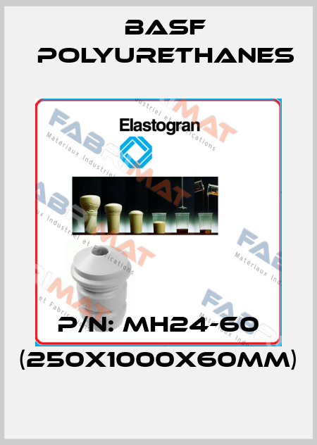 P/N: MH24-60 (250X1000X60MM) BASF Polyurethanes