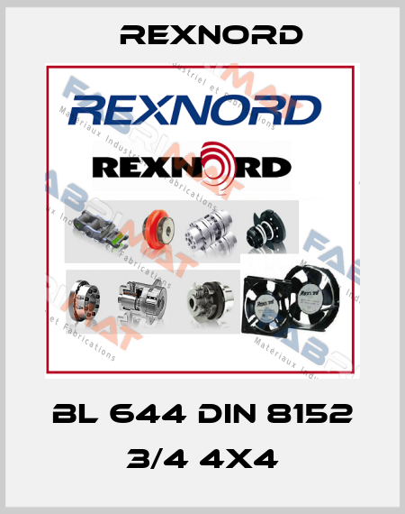 BL 644 DIN 8152 3/4 4X4 Rexnord