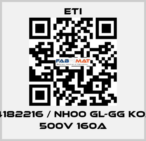 004182216 / NH00 gL-gG KOMBI 500V 160A Eti