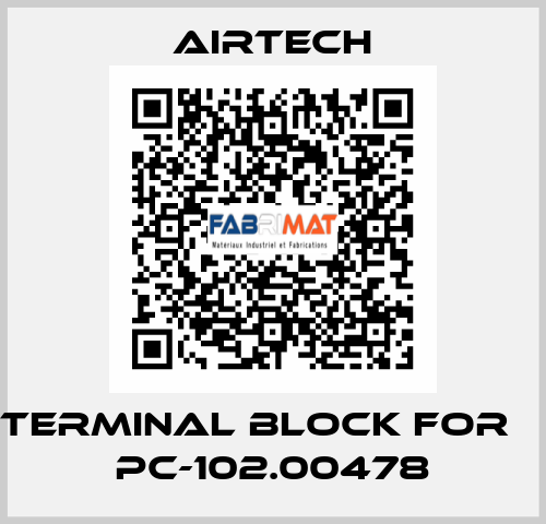 Terminal block for 	 PC-102.00478 Airtech