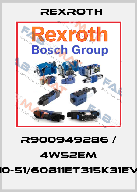 R900949286 / 4WS2EM 10-51/60B11ET315K31EV Rexroth