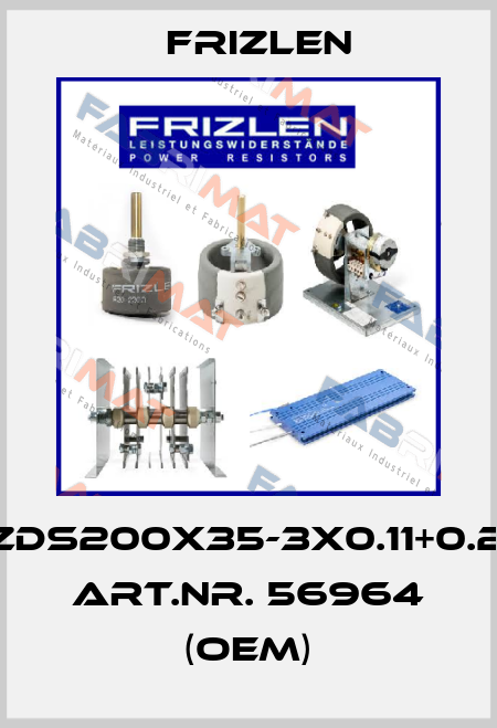 FZDS200X35-3X0.11+0.29   Art.nr. 56964 (OEM) Frizlen