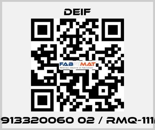 2913320060 02 / RMQ-111D Deif