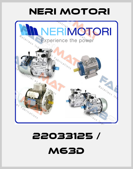 22033125 / M63D Neri Motori
