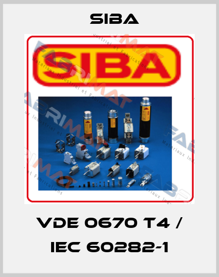 VDE 0670 T4 / IEC 60282-1 Siba