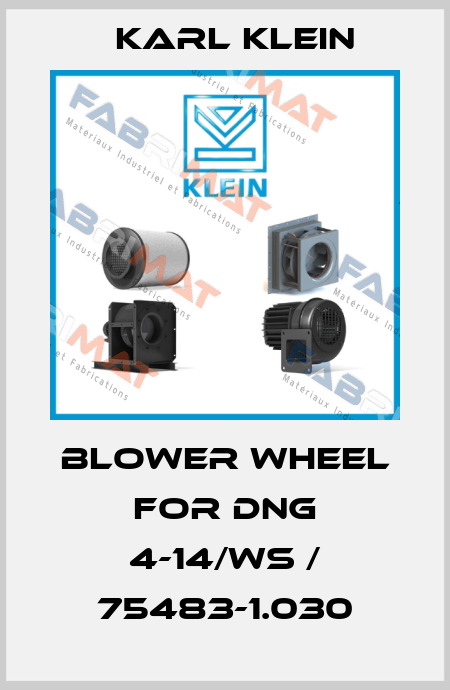 blower wheel for DNG 4-14/WS / 75483-1.030 Karl Klein