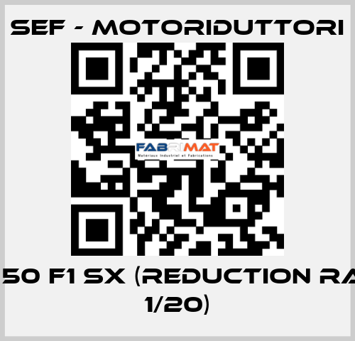 RMI 50 F1 SX (reduction ratio: 1/20) SEF - MOTORIDUTTORI