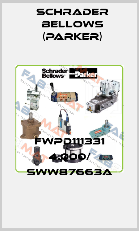 FWPD111331 4.000/ SWW87663A Schrader Bellows (Parker)