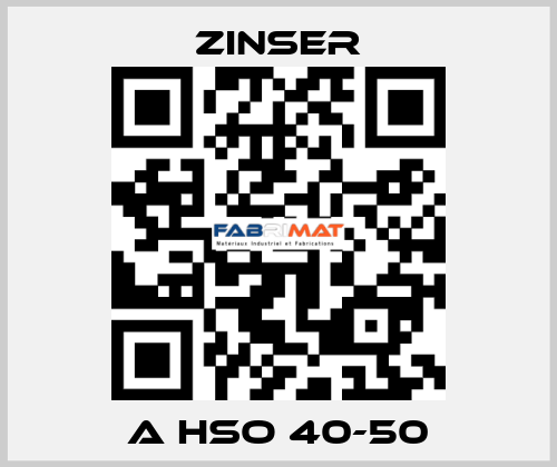 A HSO 40-50 Zinser