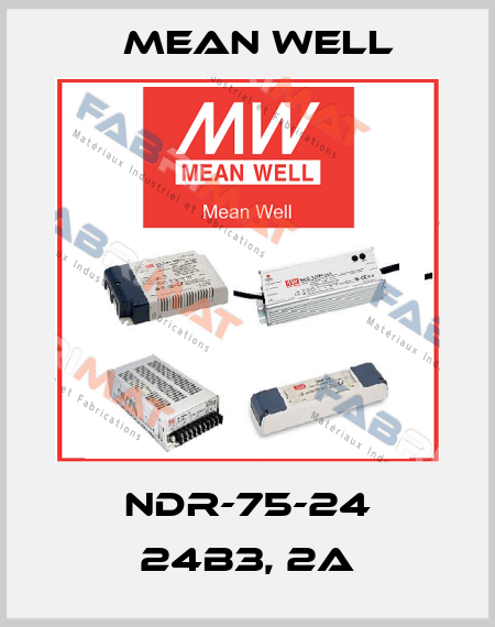 NDR-75-24 24B3, 2A Mean Well