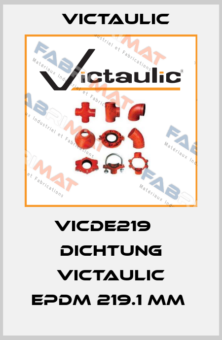 VICDE219    DICHTUNG VICTAULIC EPDM 219.1 MM  Victaulic