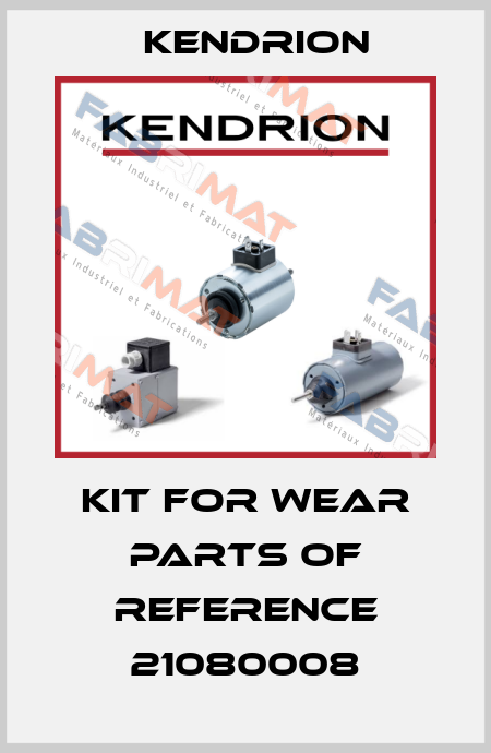 kit for wear parts of reference 21080008 Kendrion