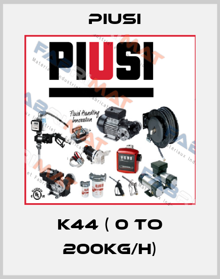 K44 ( 0 to 200kg/h) Piusi