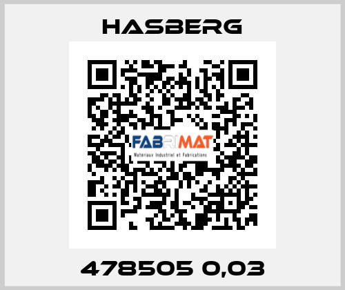 478505 0,03 Hasberg