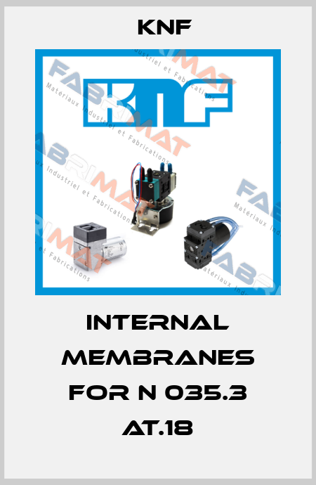 Internal membranes for N 035.3 AT.18 KNF