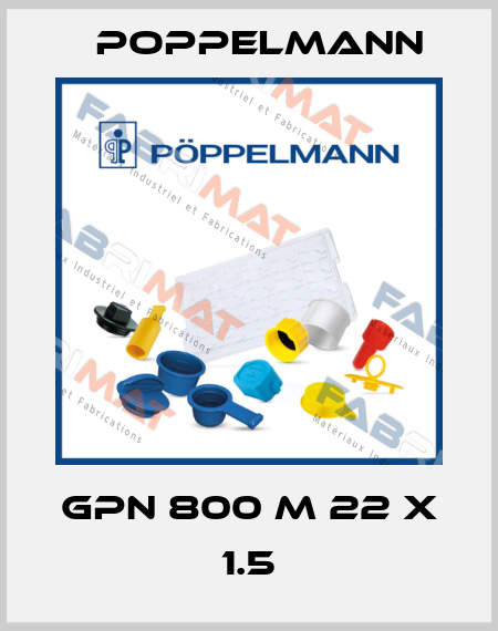 GPN 800 M 22 X 1.5 Poppelmann