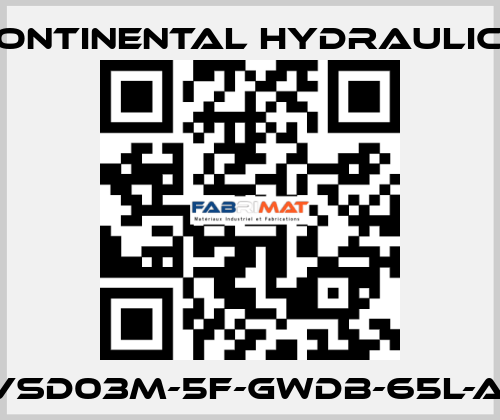 VSD03M-5F-GWDB-65L-A  Continental Hydraulics