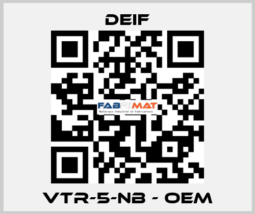 VTR-5-NB - OEM Deif