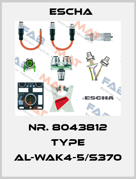 Nr. 8043812 Type AL-WAK4-5/S370 Escha