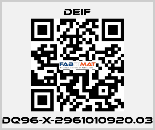 DQ96-X-2961010920.03 Deif